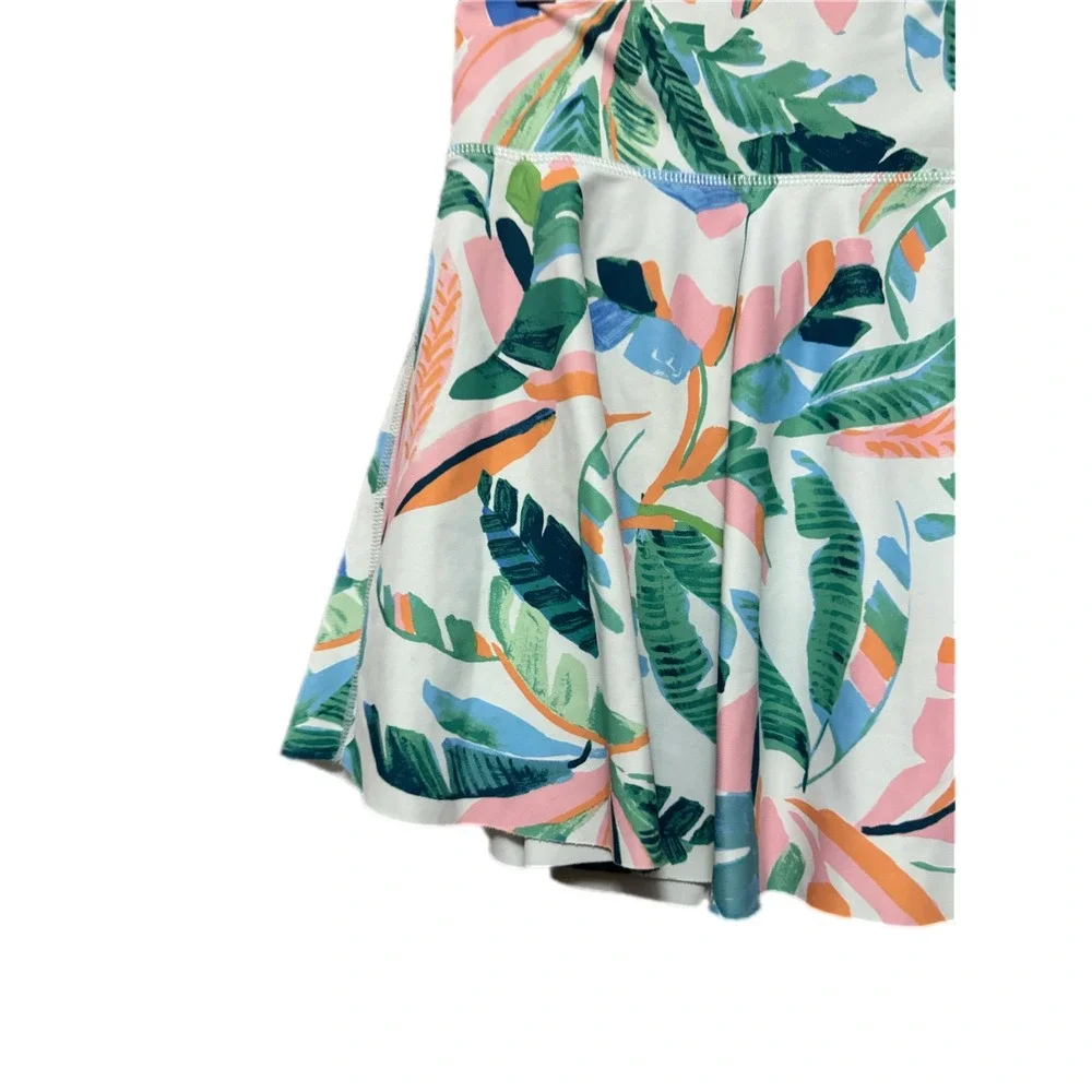 Old‎ Navy Active Skort Girls XL 14-16 Tropical Palm Powersoft Excellent Athletic